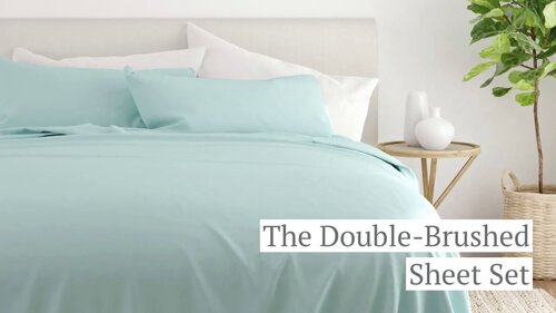 Wade Logan® Tetbury Double-Brushed Microfiber 4 Piece Sheet Set